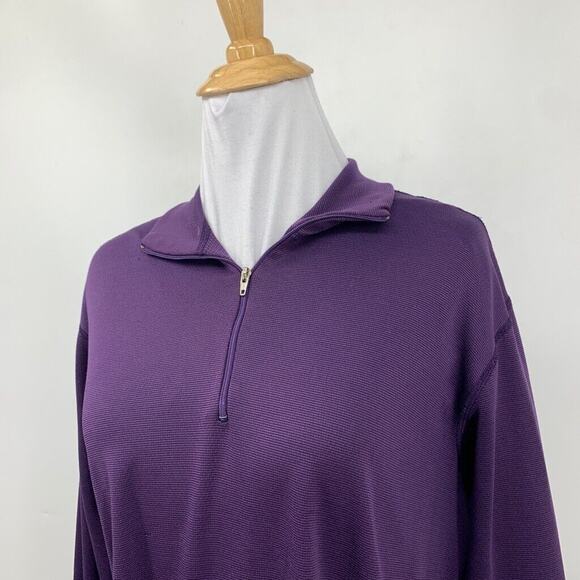 Vintage Patagonia Shirt Women M Medium Grape Capilene Pullover Base Layer Top - Picture 3 of 15
